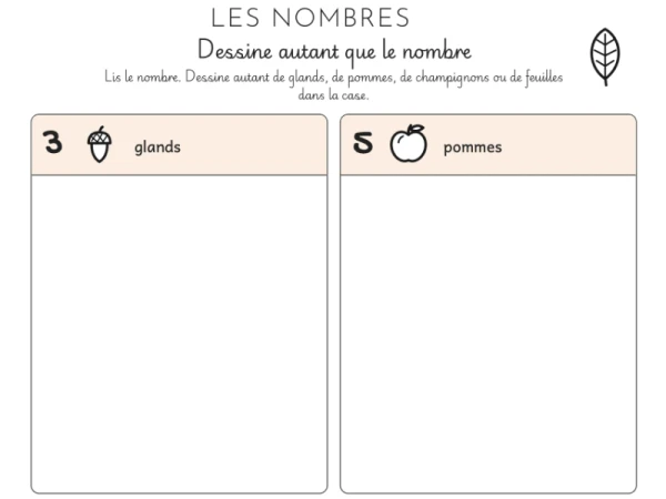 Comptine 1 à 6