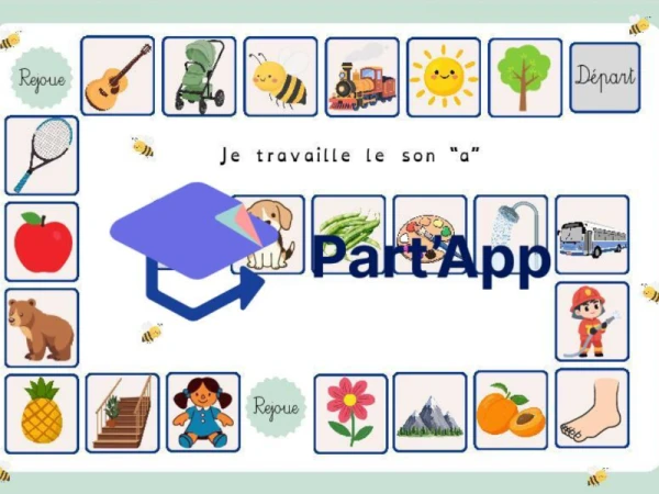 Jeu de l'oie du son "a"
