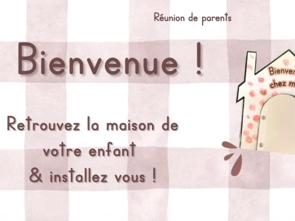 Réunion de parents 1P–2P | PowerPoint