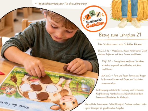 Modèles de pâte à modeler sur le thème de la ferme