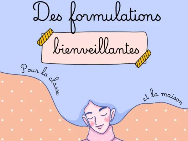 Cartes mémo bienveillantes - les mots qui apaisent