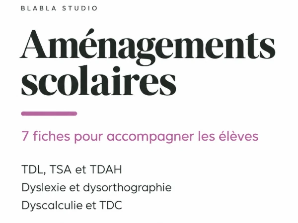 Aménagements scolaires : 7 fiches pratiques
