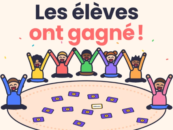 Les élèves ont gagné - jeu brise glace pour la cohésion
