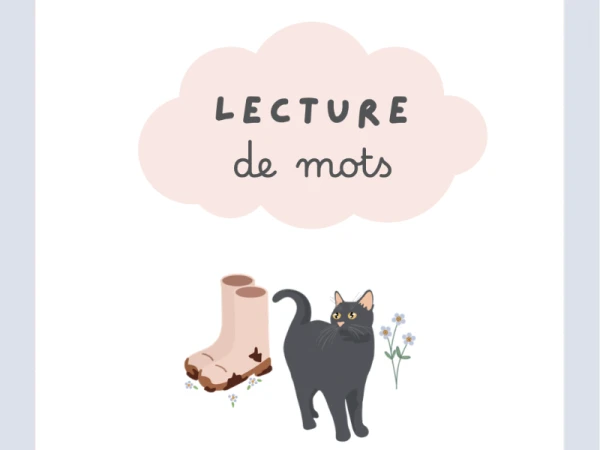 3P - français - lire des mots - lecture de mots