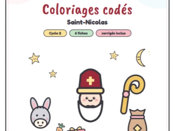 Cahier d'occupation Saint Nicolas Cycle 2