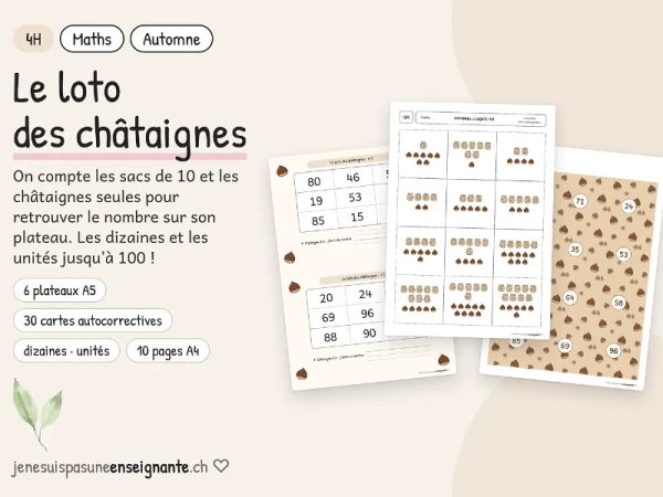 Le loto des châtaignes - 4H