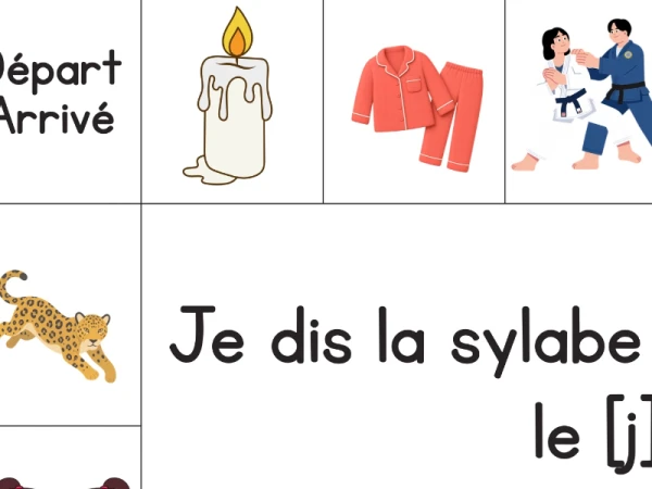 Jeu des syllabes du j