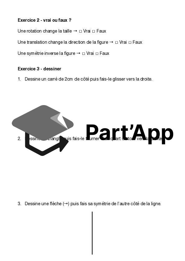 Transformations géométriques 5P_4