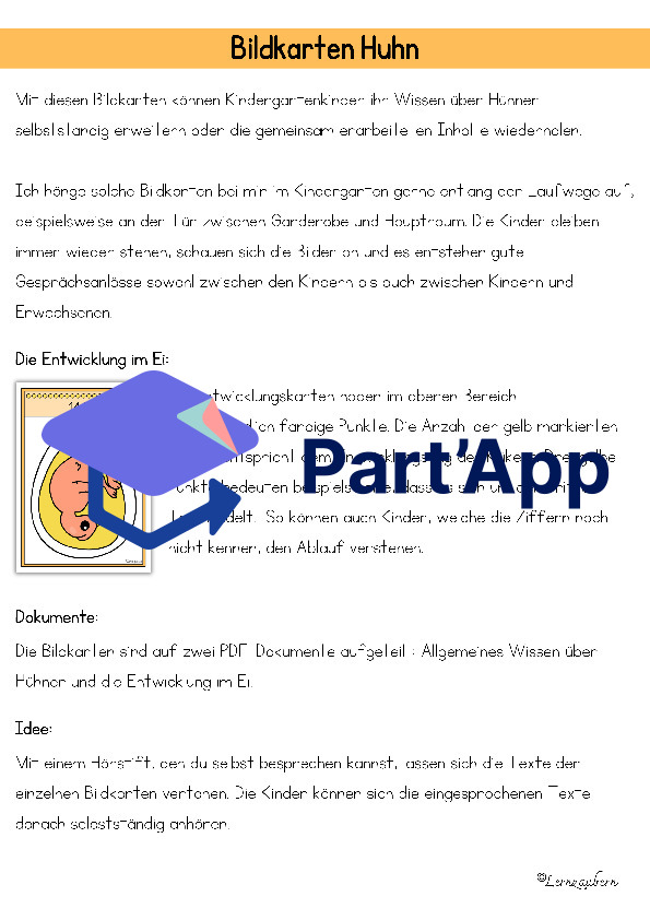 Bildkarten: Huhn und Entwicklung im Ei_2