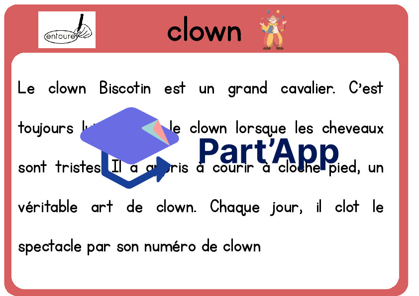Chercher les lettres: thème du cirque_8