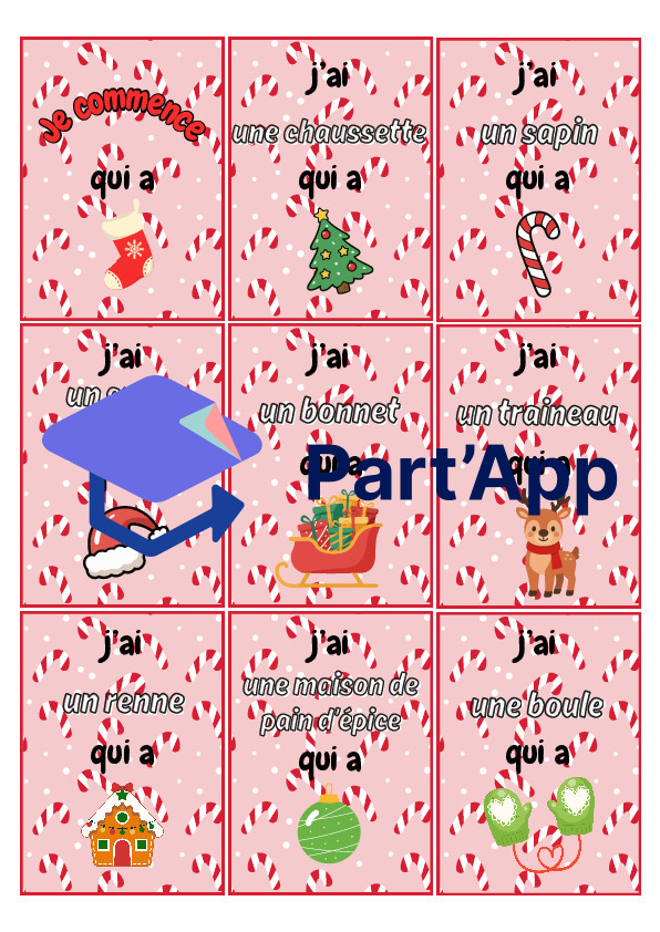 Jeu "j'ai, qui a" de Noël_2