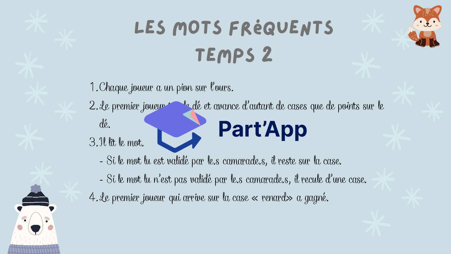 Course aux mots fréquents temps 2_3