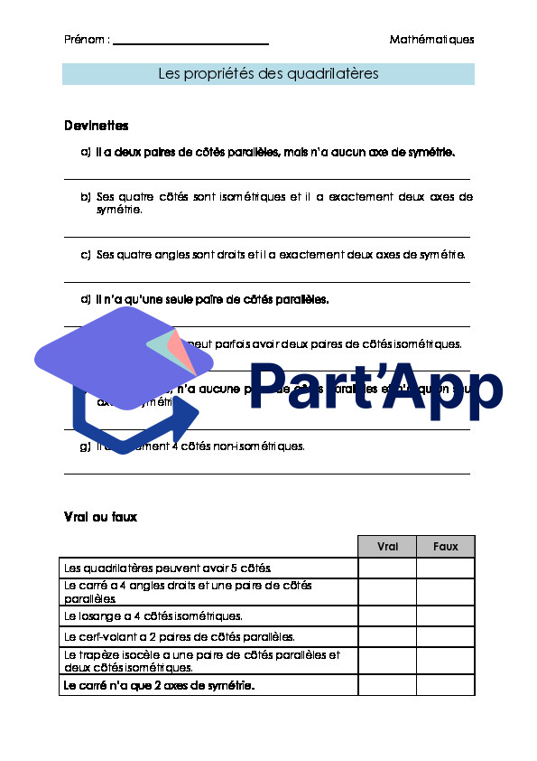 Maths 7H-8H - Devinettes sur les quadrilatères (fiche d'exercices + corrigé)_2