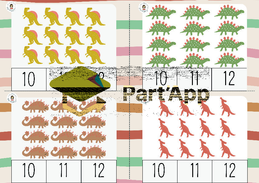 5. 🦕 64 cartes à compter – Les dinos 2026_2