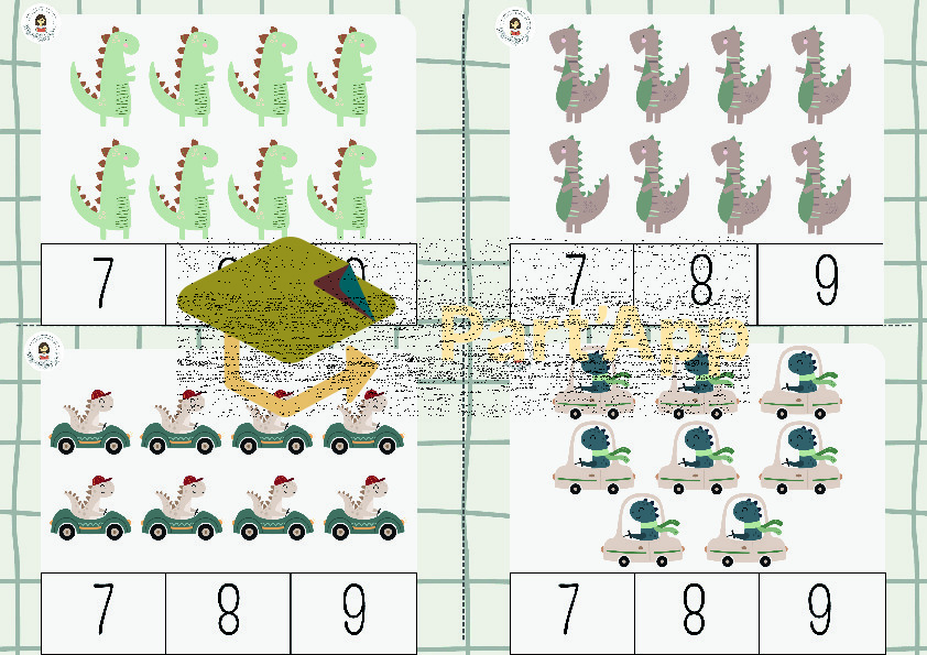 5. 🦕 64 cartes à compter – Les dinos 2026_8