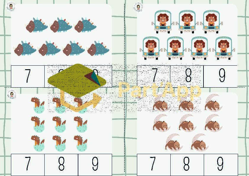 5. 🦕 64 cartes à compter – Les dinos 2026_9