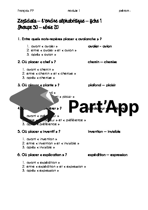 Module 1 - ordre alphabétique / dictionnaire - lexidata_2