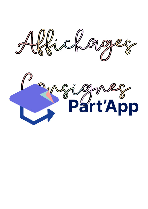 7 Affiches Consignes de Classe : Entourer, Souligner, Barrer & Présentation du Cahier à Imprimer style épuré_2