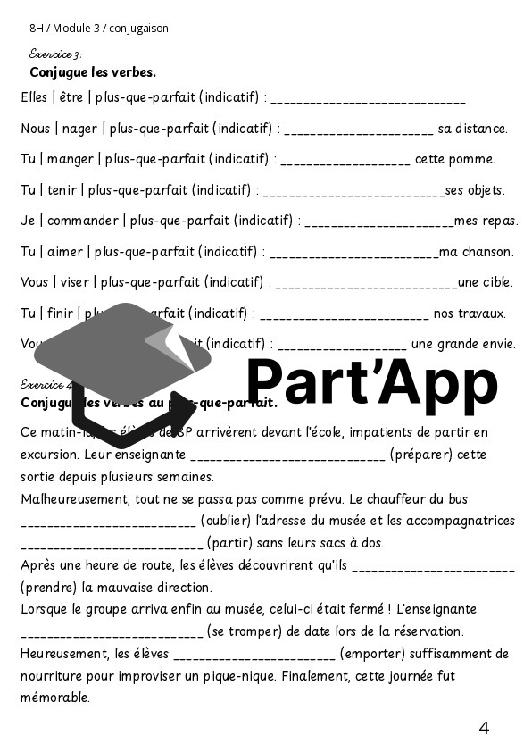 Dossier l'indicatif plus-que-parfait et le futur antérieur M3 8P_5