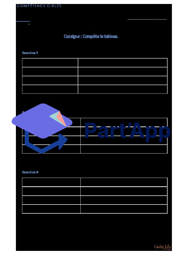 Compétence ciblée – Compléter des suites de nombres_4