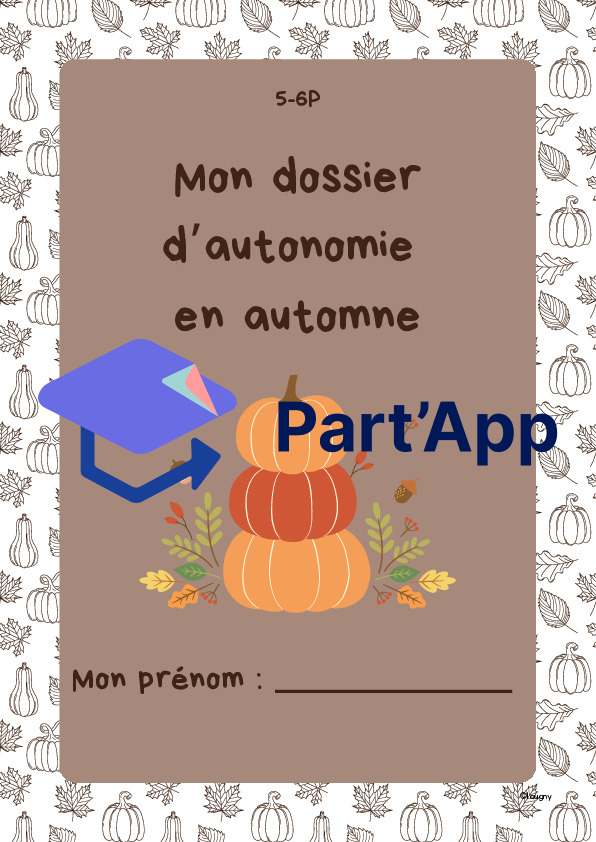 5-6P - Dossier d'autonomie : Automne_2