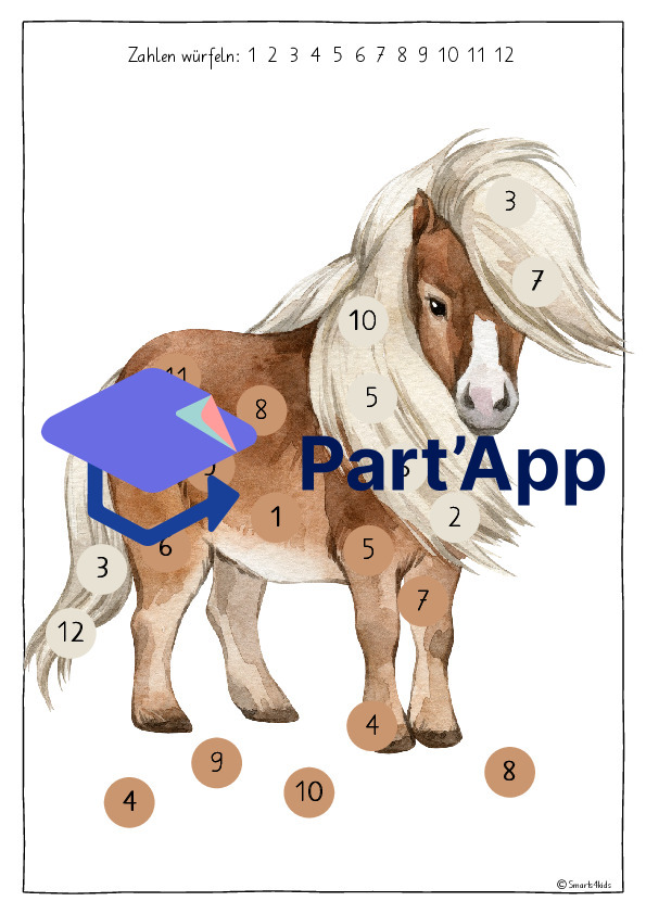 🐎Dés et couvertures de poney 1-12 & 1-6_2