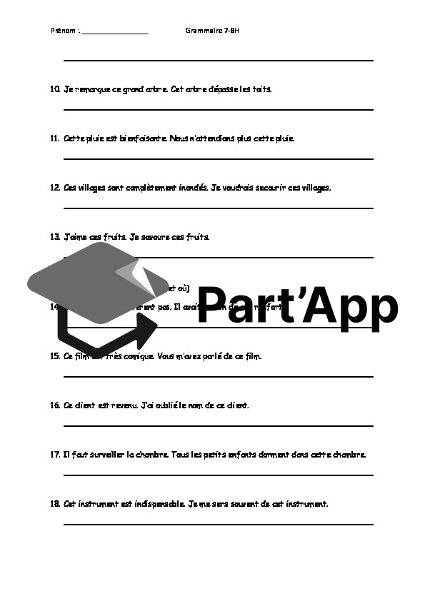 PHRASE SUBORDONNÉE RELATIVE_Enchassement_EXERCICE_3
