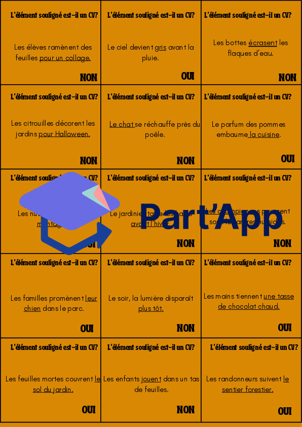 Français 6P Module 2 - Jeu compléments de verbe - Grammaire_5