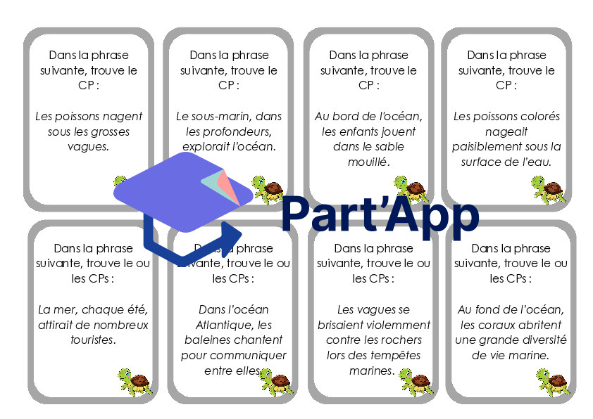 Jeu sur les constituants / module 1 6P_3