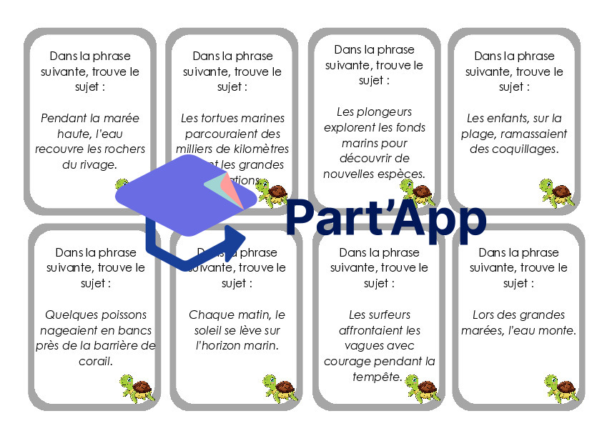 Jeu sur les constituants / module 1 6P_4