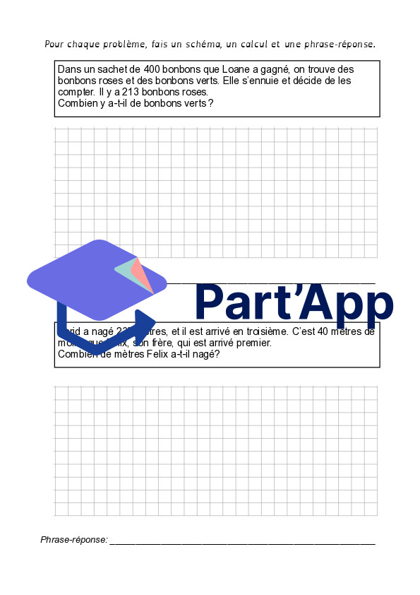 ETA problèmes mathématiques 5H 5P_5