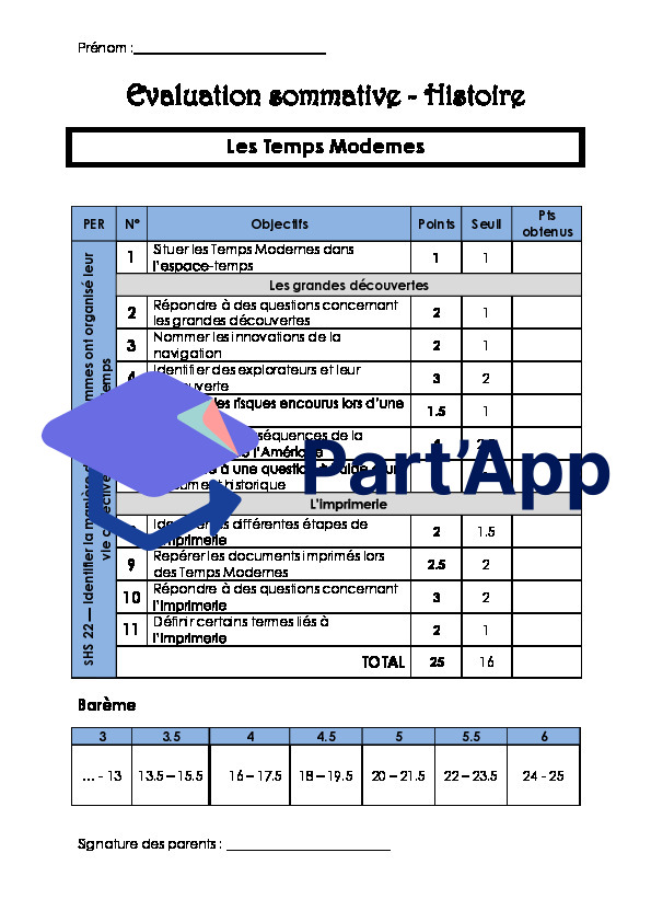 Histoire 7H-8H - Evaluation sommative : Les Temps Modernes_2