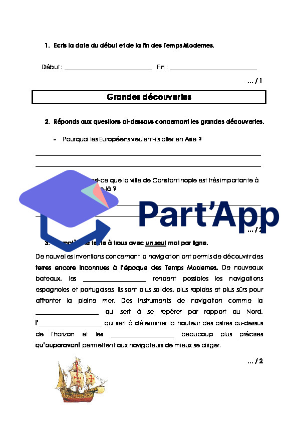 Histoire 7H-8H - Evaluation sommative : Les Temps Modernes_4