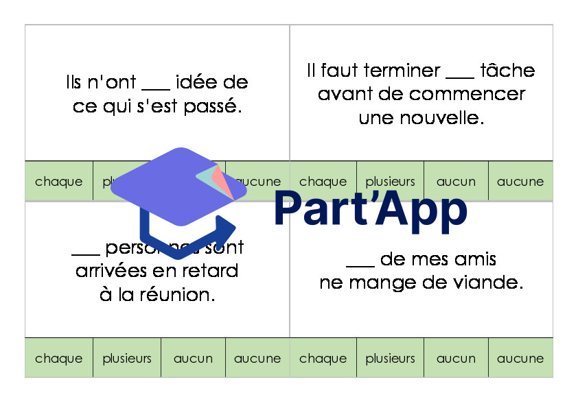 Cartes à pince (CHAQUE / PLUSIEURS / AUCUN / AUCUNE)_3