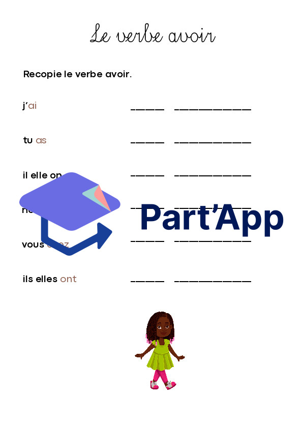 Dossier les verbes être, avoir et aller au présent 4H_6