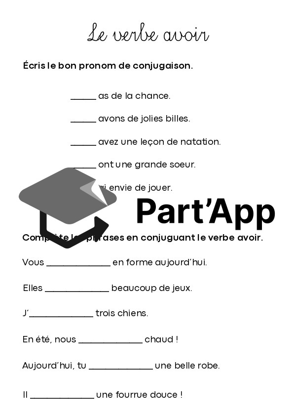 Dossier les verbes être, avoir et aller au présent 4H_7