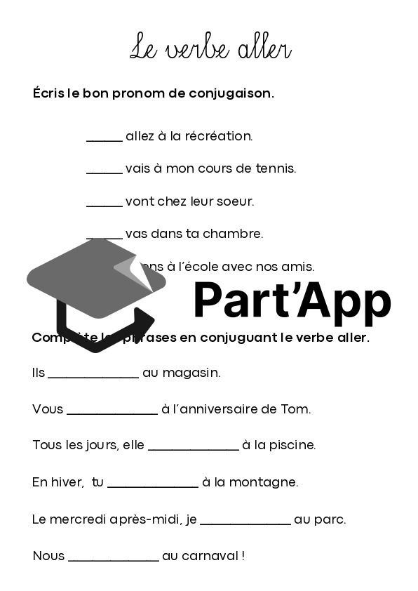 Dossier les verbes être, avoir et aller au présent 4H_9