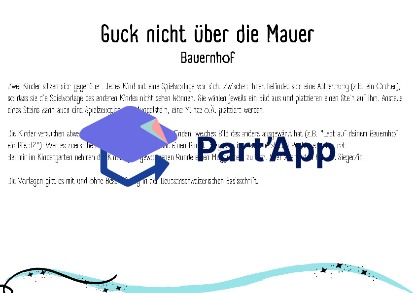 Guck nicht über die Mauer: Bauernhof_72