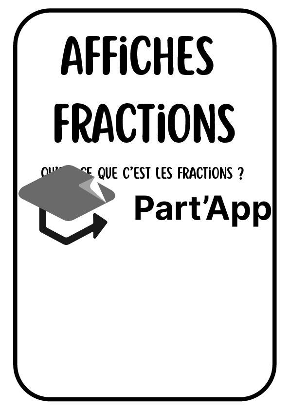 Affiches pédagogiques : Apprendre les fractions avec des pizzas – Support visuel pour la classe_3