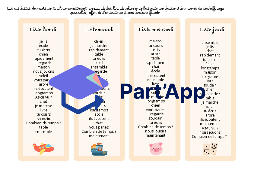 Liste de mots et phrases 4H entraînement_2