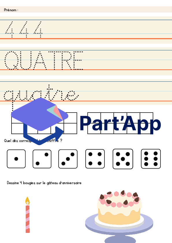 Mon Cahier des Nombres (1 à 12) : Apprendre à compter, tracer et reconnaître les chiffres_6