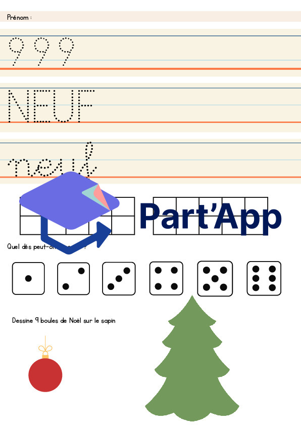 Mon Cahier des Nombres (1 à 12) : Apprendre à compter, tracer et reconnaître les chiffres_11