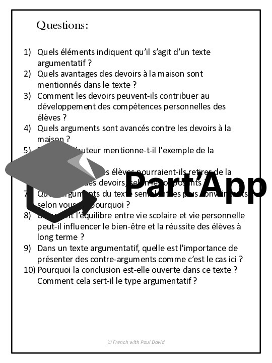 Compréhension de lecture - Txt argumentatif_32
