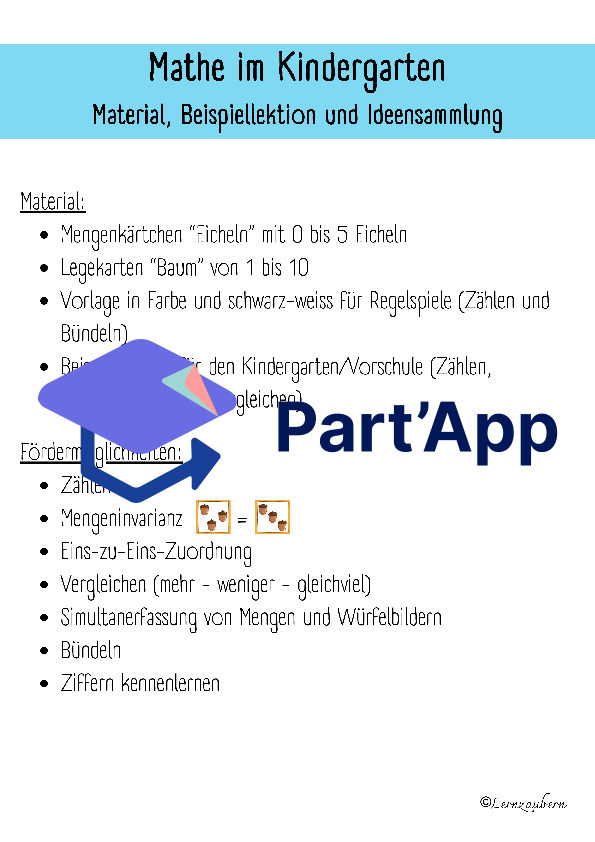 Mathe im Kindergarten: Herbst / Eichhörnchen_104