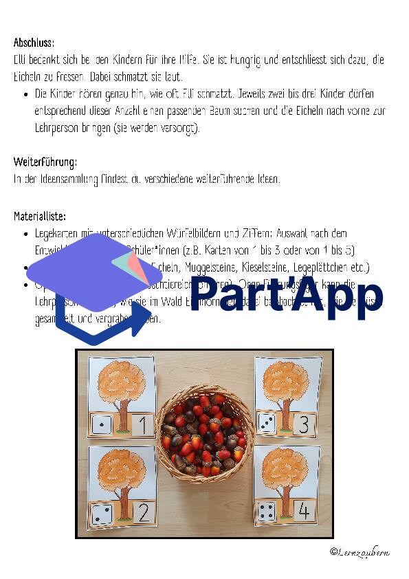 Mathe im Kindergarten: Herbst / Eichhörnchen_108