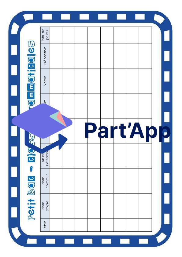 Français 7H-8H - Classes grammaticales (grille du jeu du petit BAC)_2