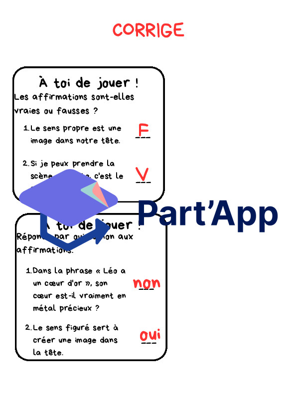 Dossier complet Sens Propre & Sens Figuré - Vocabulaire et Expressions (6H)_5