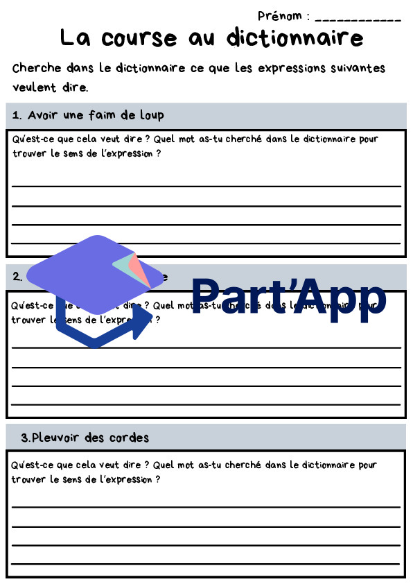 Dossier complet Sens Propre & Sens Figuré - Vocabulaire et Expressions (6H)_8