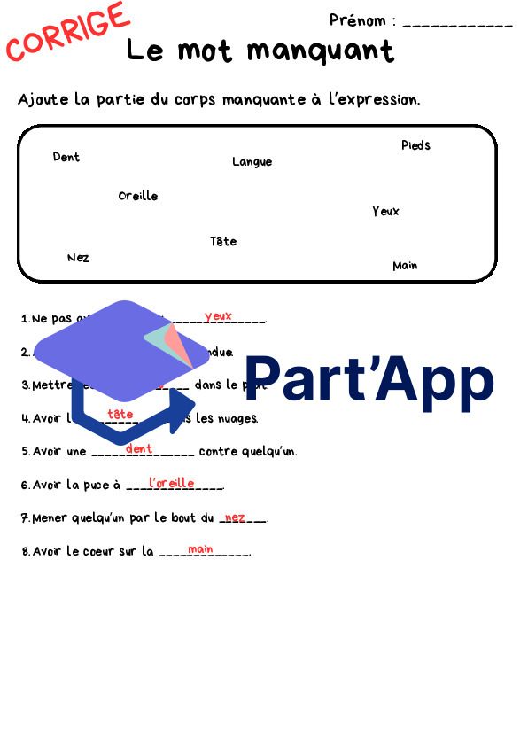 Dossier complet Sens Propre & Sens Figuré - Vocabulaire et Expressions (6H)_11