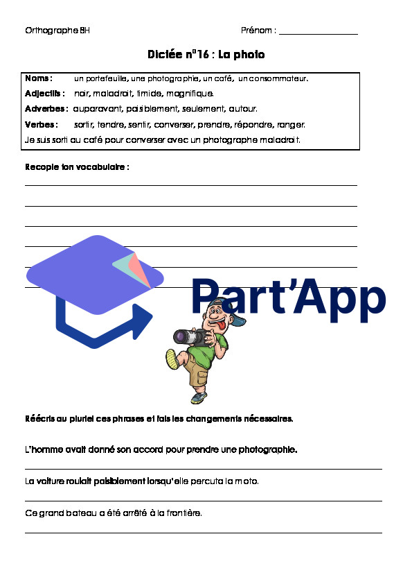 Français 7H-8H - Fiche dictée 16 (8H - passé simple, passé composé et plus-que-parfait)_48